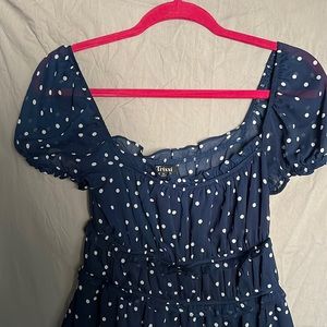 Cute short blue dress